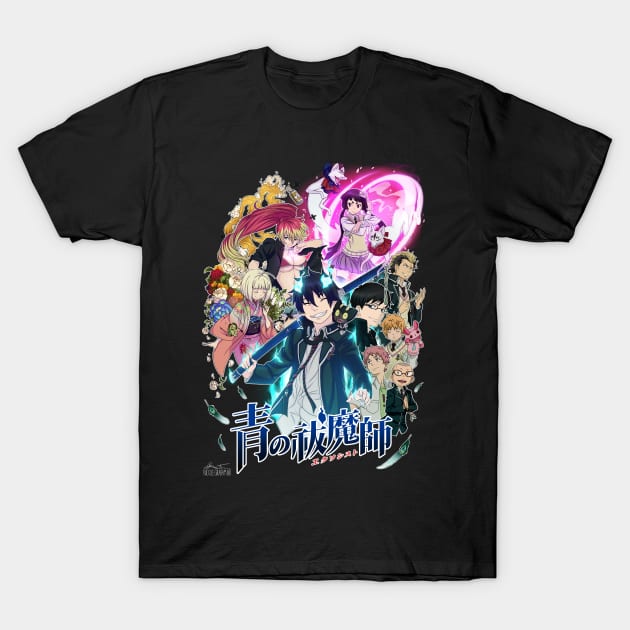 Blue Exorcist T-Shirt by Nicole Nichols